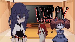 pro hero react to poppy playtime backstory  huggy waggy  poppy  part 1  1k sub special [upl. by Ellehcim25]