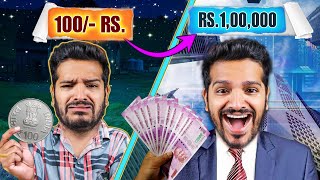 Turning 100 Rs Into 100000 Rs In 1 Hour Challenge  Hungry Birds [upl. by Gayleen]