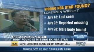 HLN Body identified as NBAs Lorenzen Wright [upl. by Rowe514]