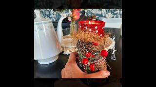 Herbstliche rot weisse Dekoration herbstdiy diy herbstdeko cozy hygge tutorial [upl. by Rivers476]