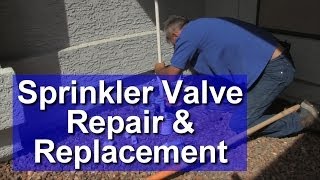 Sprinkler Valve Repair and Replacement  Hawkeye Landscaping [upl. by Hayashi]