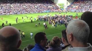 Wigan Pitch Invasion vs Aston Villa 19052013 [upl. by Nerine411]