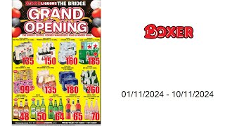 Boxer specials ZA  01112024  10112024  The Bridge Liquor Grand Opening [upl. by Merrie]