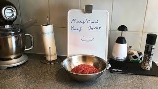 Dehydrating MincedGround Beef Jerky [upl. by Arua]