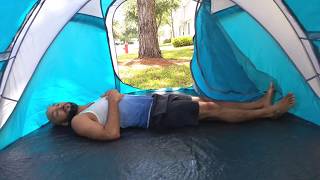 Ayamaya Popup Camping Tent 34 People Review [upl. by Sahpec]