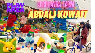 PLAY AREA IN ABDALI FARM KUWAIT ALBOHAYRA FARM  BLUE LAKE FARM [upl. by Araek689]