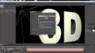 After Effects Tutorial 3D Render Quality Settings HD [upl. by Kenimod]