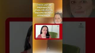 Cuidados pré e pós operatórios da Cirurgia à Endometriose e Adenomiose [upl. by Filomena]