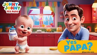 Johnny Johnny Yes Papa  Fun Nursery Rhyme Animation [upl. by Noffihc]