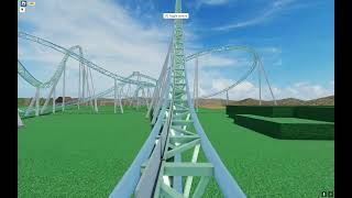 Launched Spinning roller coaster FIRST POV Theme Park Tycoon 2 TPT2 ROBLOX [upl. by Dosia42]