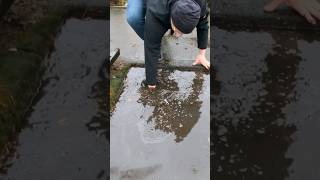 S0272 Unclogging a storm drain after rain in Germany shorts [upl. by Oakes]