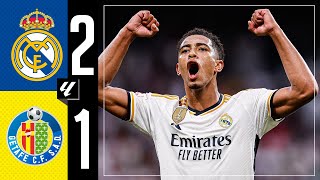 Real Madrid 21 Getafe  HIGHLIGHTS  LaLiga 202324 [upl. by Trant]