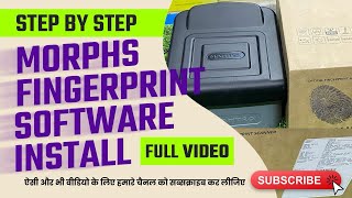 Morphs Mantra fingerprint installation full process  How to install MORPHS  full guide pleasewatch [upl. by Xaviera]