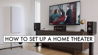 HOW TO Set Up a 51 HOME THEATER Surround Sound Speaker System [upl. by Modie]