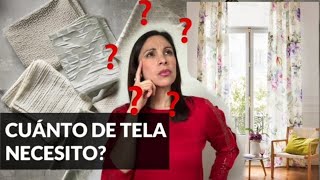 🤔❓❓Cómo CALCULAR la TELA para una CORTINA ❓❓❓ CON EJERCICIOS [upl. by Riella]