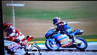 syarifuddin azman P1 moto3 cev repsol  catalunya  tahniah mario aji P6 [upl. by Vania444]