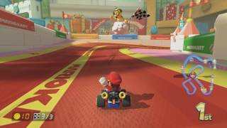 Lets Play  Mario Kart 8 Deluxe Race 1 [upl. by Ahsii147]