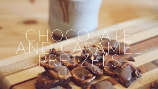 Chocolate caramel pretzel snack  VEGAN [upl. by Erwin]