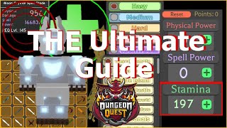 THE Ultimate Dungeon Quest Guide Tips amp More [upl. by Esened91]