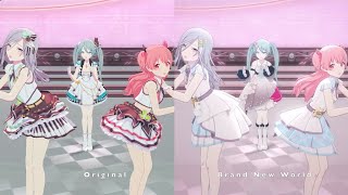 【プロセカ】ツギハギスタッカート 3DMV比較  Patchwork Staccato 3DMV Comparison 3rd Anniv [upl. by Alarice]