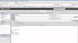 Zimbra Manejo básico del cliente de correo [upl. by Micki907]