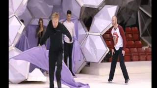 DOI Pros Silks Training with Torvill and Dean [upl. by Ahsimin]