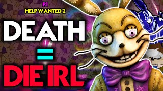 Help Wanted 2 VR But DEATH  Crying IRL  FNAF Help Wanted 2 Five Nights at Freddys Live P1 [upl. by Tsugua]