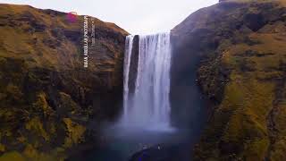 Skógafoss Iceland🇮🇸 By Drone📸 [upl. by Koa137]