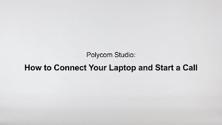 How To Connect Your Laptop And Start A Call  Poly Studio USB  Español [upl. by Lorelei]