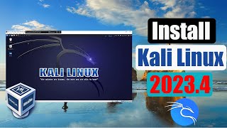 How To Install Kali Linux 20234 in VirtualBox  Kali Linux 20234 kali kalilinux [upl. by Ellehs]