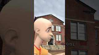 Caillou destroys the Plotagon School CGG The Movie caillougetsgrounded plotagon funny [upl. by Ellehsat108]