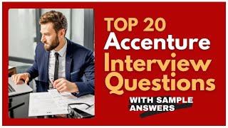 Accenture Interview Questions and Answers for 2024 [upl. by Ralat]