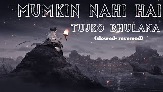 Mumkin nahi hai tujhko bhulana slowedreversed  Lofi  Arjit singh [upl. by Laroy]