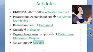 Pharmacology Antidotes Medicine Poisoning [upl. by Pinzler]