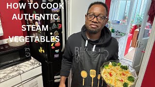 How to Cook Authentic Steam Vegetables Jamaican style [upl. by Purcell]