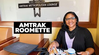 Amtrak Sleeper Car Roomette Tips [upl. by Ynatil]