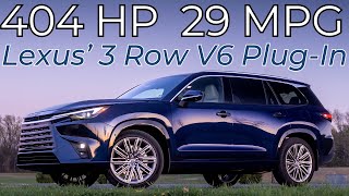 2024 Lexus TX 550h PlugIn Hybrid Review  Spacious Quick Efficient [upl. by Stroup405]