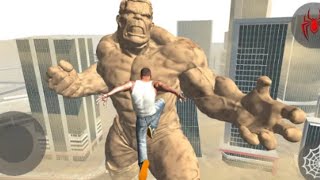 Franklin Become Spiderman vs Sandstone in Indian Bike Driving 3D [upl. by Minna]