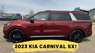 2023 Kia Carnival SX Review Get the Biggest Bang for your Buck [upl. by Onaireves]