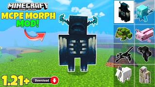 MORPH MOD FOR MINECRAFT PE 121  MORPHING BRACELET ADDON MCBE 121 [upl. by Branen]