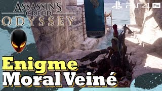 ASSASSINS CREED ODYSSEY Ostracon à Énigme  Moral Veiné  Localisation [upl. by Marchak]