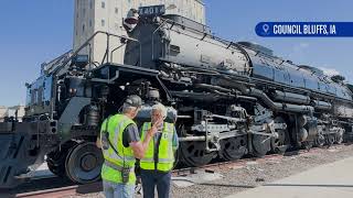 Jay Leno Climbs Aboard Union Pacific’s Big Boy No 4014 [upl. by Ignacius]