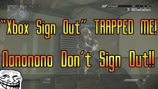 quotXbox Sign Outquot Gamertag TROLLING quotBEST TROLL IN HISTORYquot quotXbox One Trollquot [upl. by Busby54]