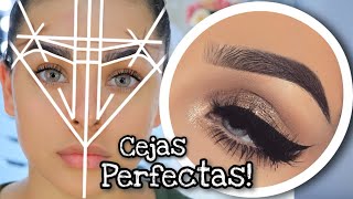 CEJAS PERFECTAS DISEÑO DEPILACION Y MAQUILLAJE  PARA TODA FORMA DE ROSTRO [upl. by Ainorev]