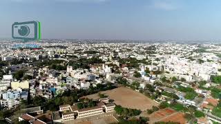 Drone Video for Tirupur City area in Tirupur District in the State of Tamil Nadu India [upl. by Ydnab]