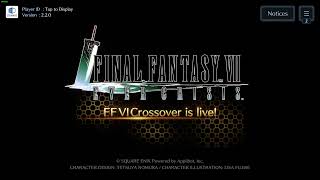 FF7  FF6 Crossover Main Menu Theme [upl. by Onitsoga]