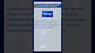 On Numara çekilişi sonuçları belli oldu 12 Ocak 2024 On Numara bilet sonucu sorgulama ekranı [upl. by Ahsino]