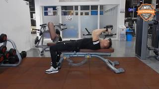 Extensions des triceps au front aux haltères TRICEPS [upl. by Tucker]