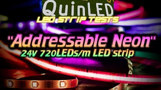 💡QuinLED💡Amazing 2023 quotAddressable Neonquot LED strip [upl. by Atterys]