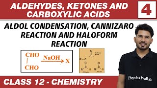 Aldehydes Ketones amp Carboxylic Acids 04  Aldol Condensation  Cannizaro amp Haloform Reaction [upl. by Eelymmij999]